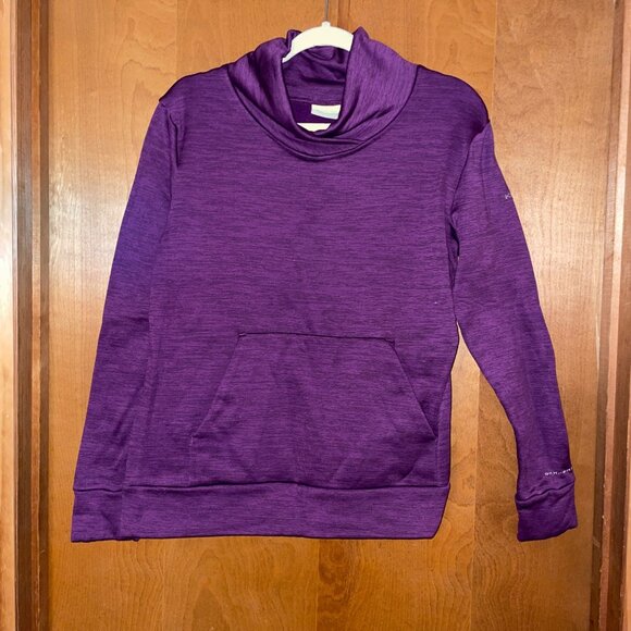 Columbia Womens Purple Cowl Neck Sweatshirt Size L - Picture 6 of 8